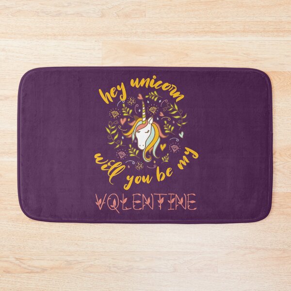Item preview, ⭐⭐⭐⭐⭐4.9 - Hey UNICORN will you be my VALENTINE, a cute unicorn lovers shirt for celebrating the valentine with colors and flowers designed and sold by kind4you.