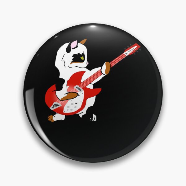 Item preview, Cat Playing Rickenbacker 330 Sticker designed and sold by allysonhat.