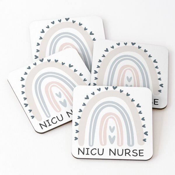 Item preview, NICU Nurse ICU Neonatal Boho Rainbow Team Tiny Humans Retro  designed and sold by Desinger12.