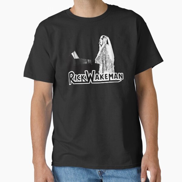 Artikel-Vorschau von Rick Wakeman T-Shirt, designt und verkauft von Retro Prog TShirt.