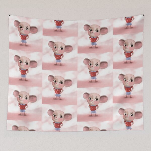 Item preview, Cute Mouse Digital Painting designed and sold by Fundartcreative.