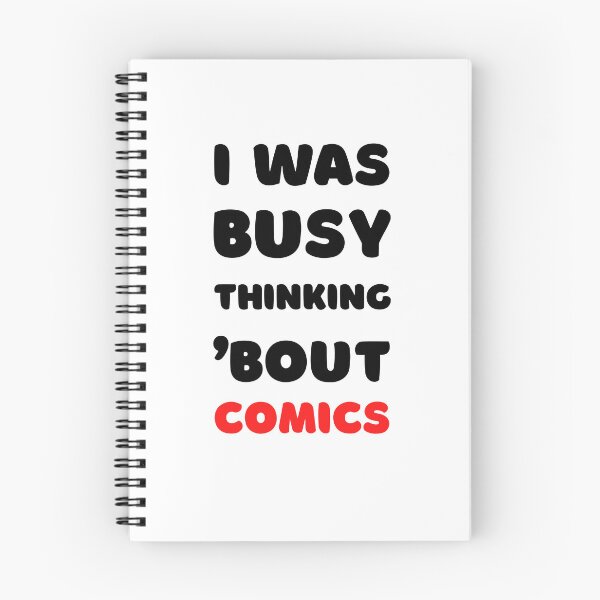 Item preview, I WAS BUSY THINKING 'BOUT COMICS VIRAL TRENDING MEME designed and sold by appareltolove.