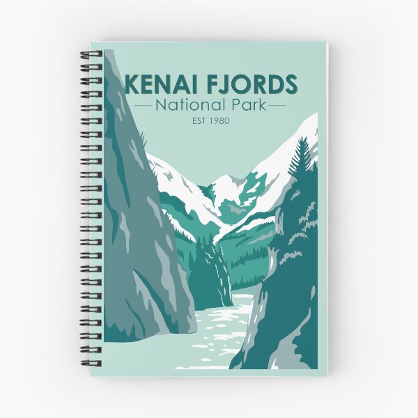 Item preview, Kenai Fjords National Park Alaska Vintage designed and sold by KrisSidDesigns.