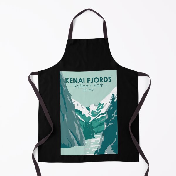 Item preview, Kenai Fjords National Park Alaska Vintage designed and sold by KrisSidDesigns.