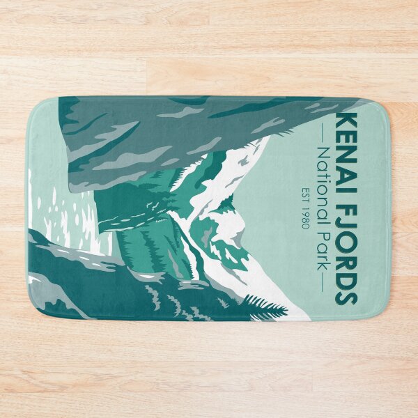 Item preview, Kenai Fjords National Park Alaska Vintage designed and sold by KrisSidDesigns.