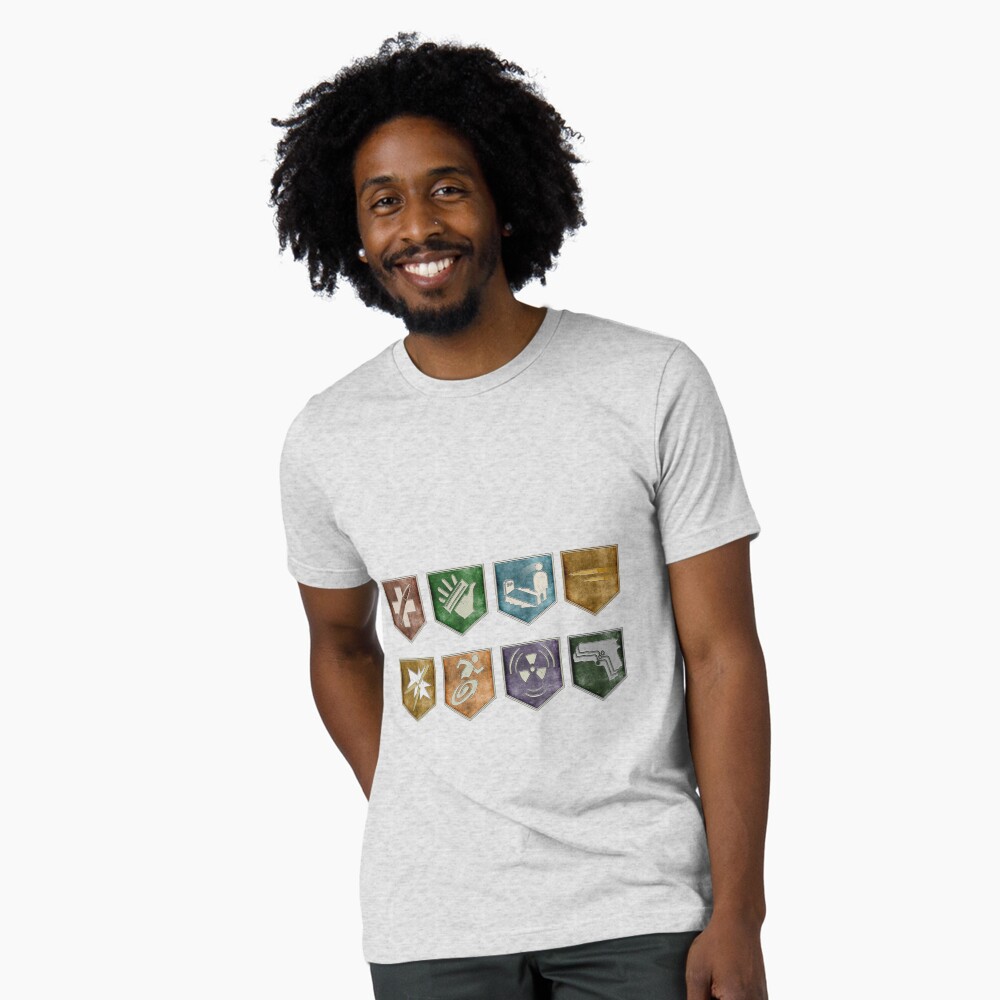 Vista previa del artículo con la obra «Camiseta de tejido mixto», diseñado y vendido por teaisfantastic.