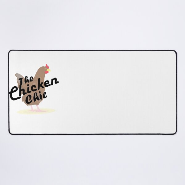 Item preview, The Chicken Chic - Black Text with Brown Chicken designed and sold by MountMercantile.