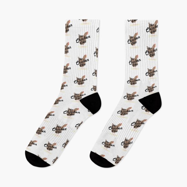 Item preview, The Chicken Chic - Black Text with Brown Chicken designed and sold by MountMercantile.