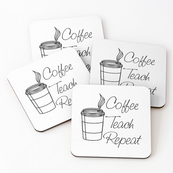 Item preview,  coffee teach repeat  coffee cup lovers designed and sold by ANAS    HO.