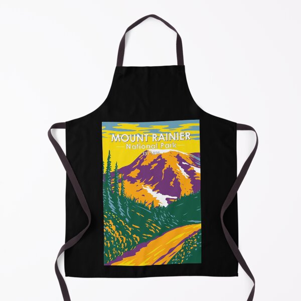 Item preview, Mount Rainier National Park Washington Vintage designed and sold by KrisSidDesigns.