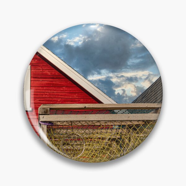 Item preview,  PEI Lobster Traps on the Wharf 3 designed and sold by onepony.