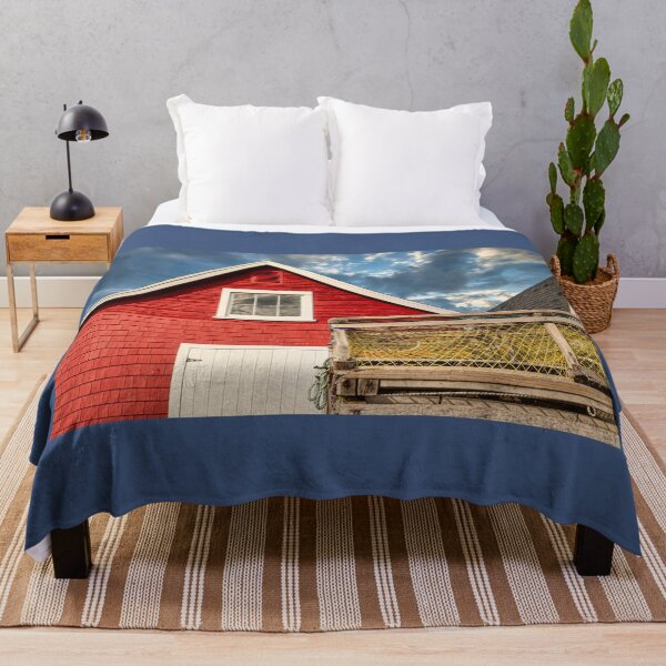 Item preview,  PEI Lobster Traps on the Wharf 3 designed and sold by onepony.