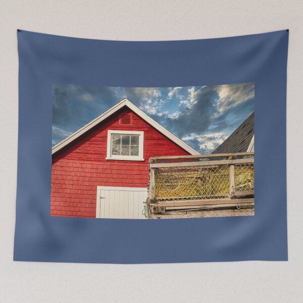 Item preview,  PEI Lobster Traps on the Wharf 3 designed and sold by onepony.