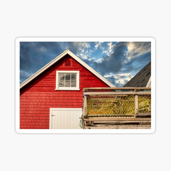 Item preview,  PEI Lobster Traps on the Wharf 3 designed and sold by onepony.
