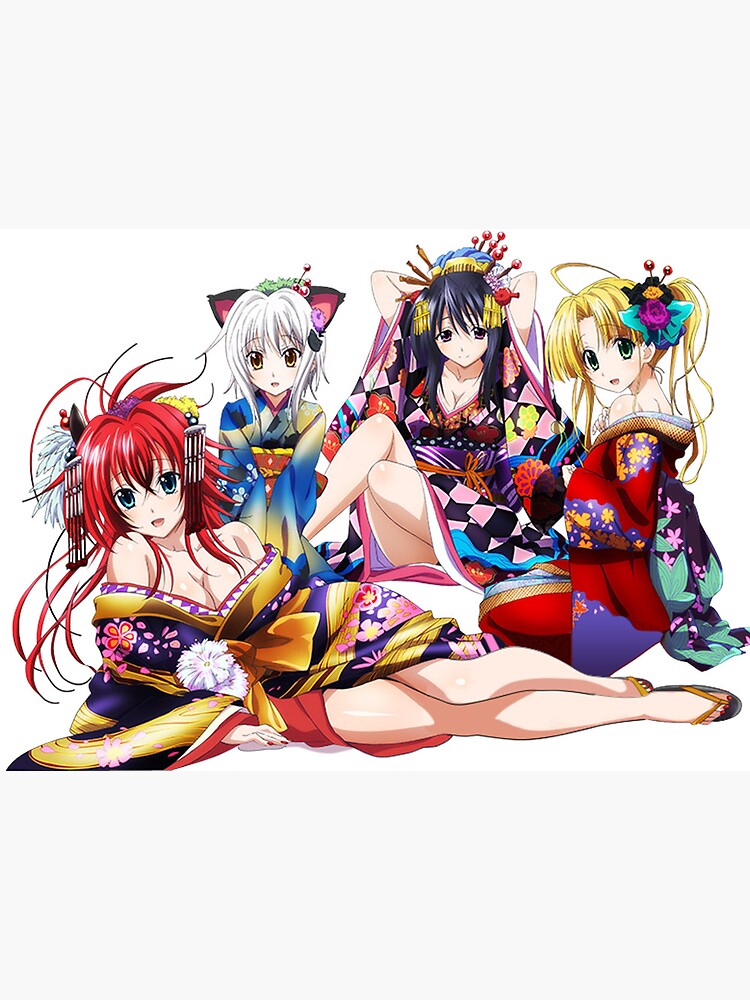 High School DxD Group Art Board Print for Sale by aventi24