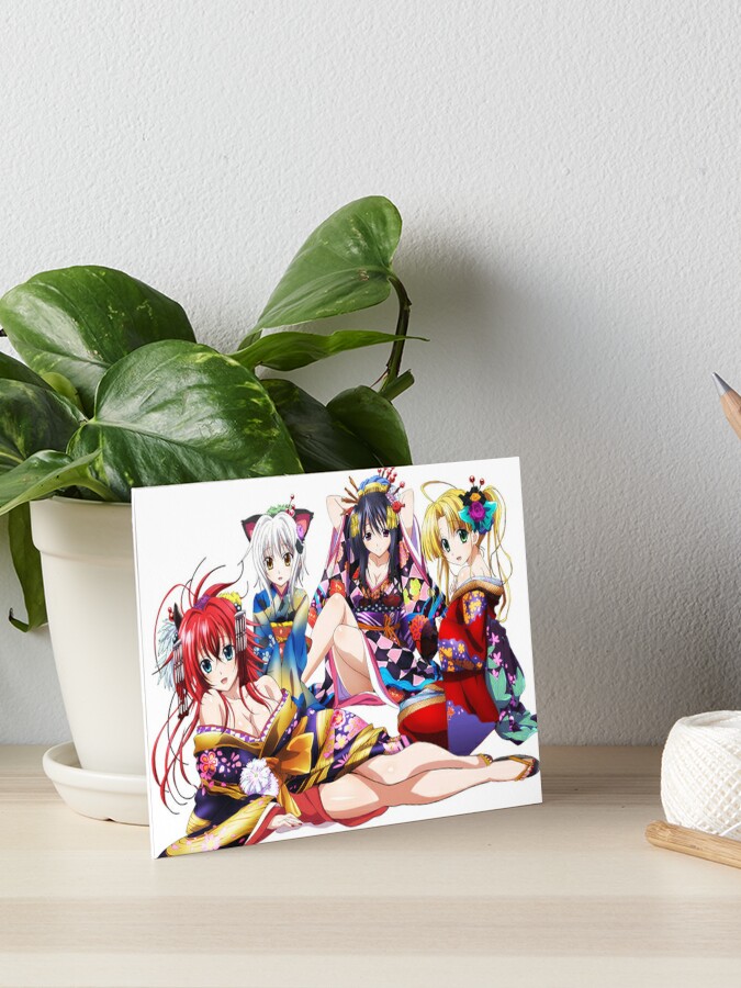 High School DxD Group Art Board Print for Sale by aventi24