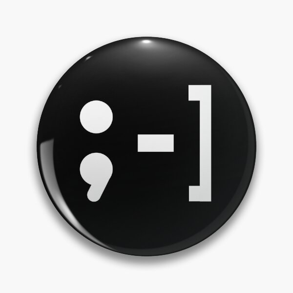 Item preview, Emoticon de sonrisa de guiño designed and sold by sherwinc.
