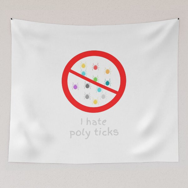 Item preview, I hate poly ticks 2.0 designed and sold by dreamerv3.