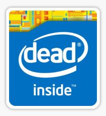 Dead Inside Sticker
