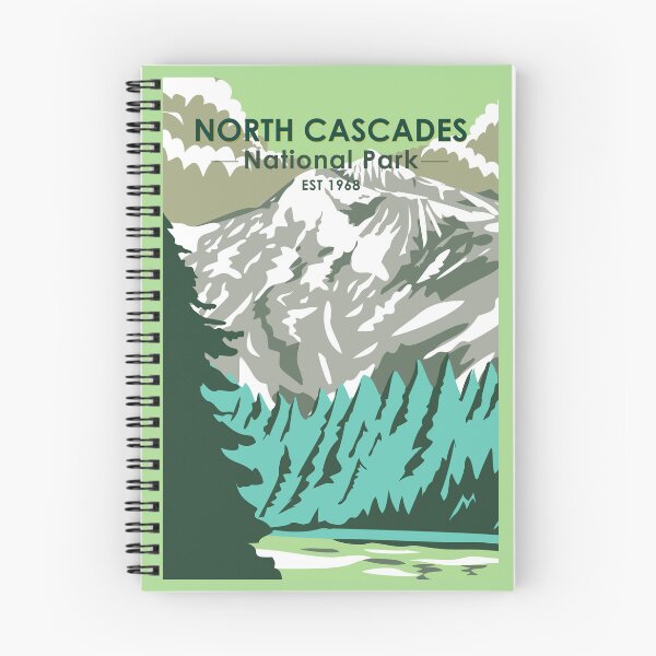 Item preview, North Cascades National Park Washington Goode Mountain Vintage designed and sold by KrisSidDesigns.