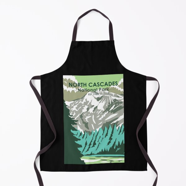 Item preview, North Cascades National Park Washington Goode Mountain Vintage designed and sold by KrisSidDesigns.