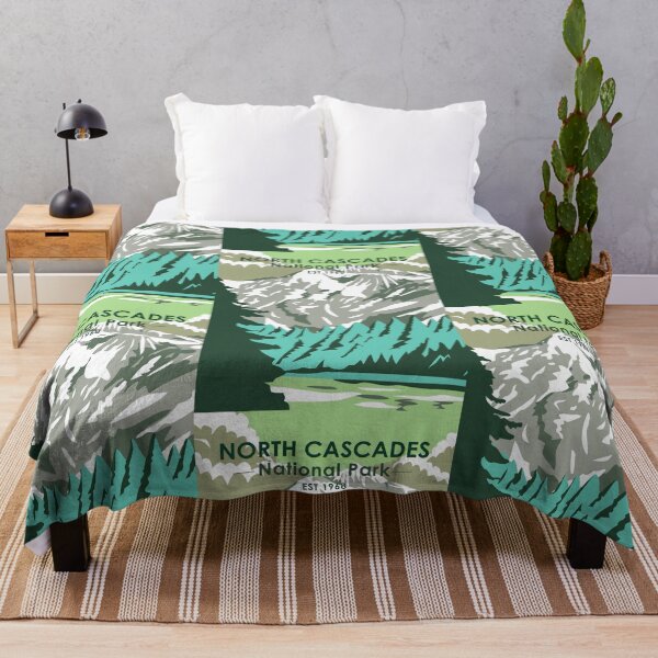 Item preview, North Cascades National Park Washington Goode Mountain Vintage designed and sold by KrisSidDesigns.