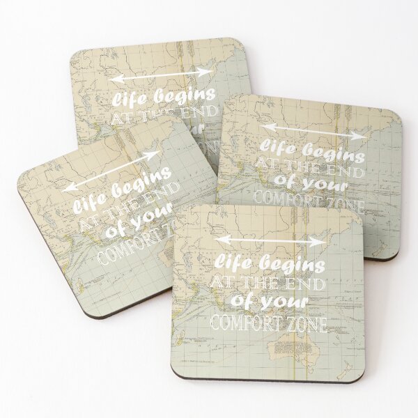 Item preview, Life Begins at the End of your Comfort Zone designed and sold by Adidit.