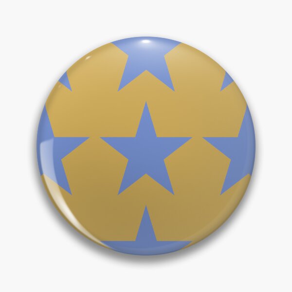 Item preview, Large DANUBE BLUE and GOLD STARS designed and sold by RachelMacht.