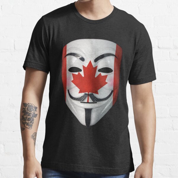 Canadian Anonymous Mask Essential T-Shirt