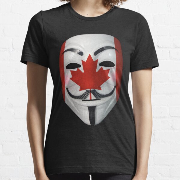 Canadian Anonymous Mask Essential T-Shirt
