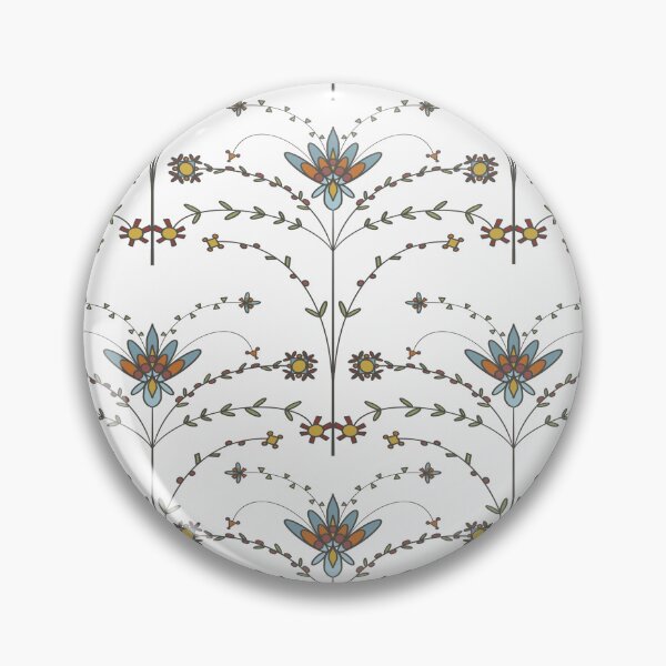Item preview, Abstract Vintage Floral Bouquet Pattern 1.0 designed and sold by Old Urban Farmhouse Design Studio.