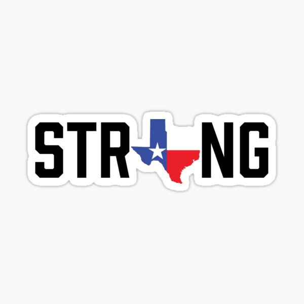 Item preview, Texas State Strong Red White & Blue designed and sold by irondiscipline.