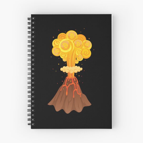 Item preview, Bitcoin Volcano Cryptocurrency designed and sold by sherwinc.