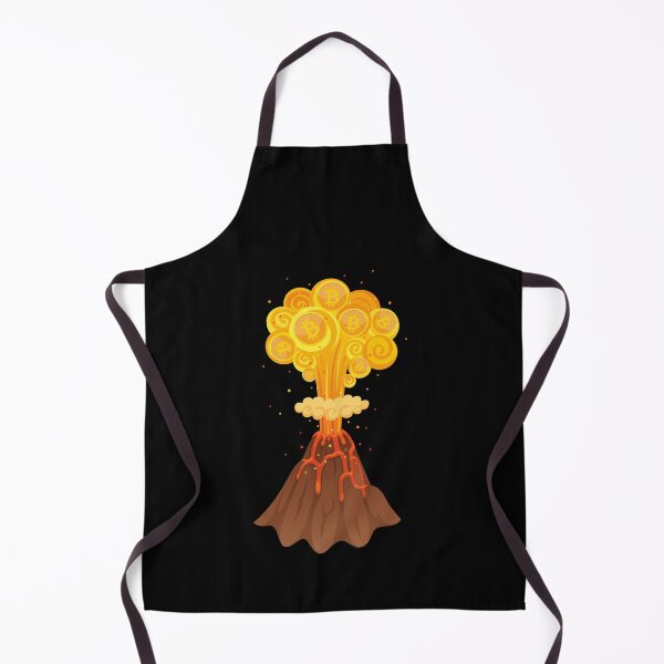 Item preview, Bitcoin Volcano Cryptocurrency designed and sold by sherwinc.