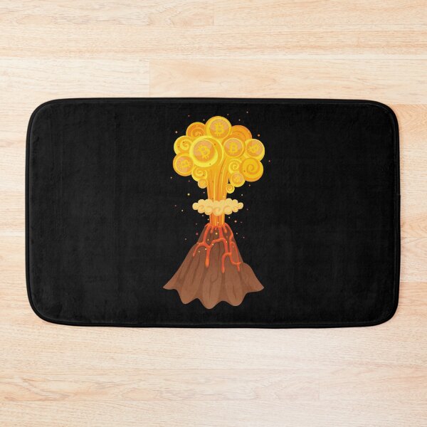 Item preview, Bitcoin Volcano Cryptocurrency designed and sold by sherwinc.