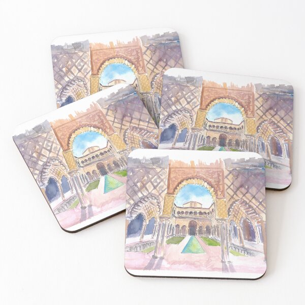Item preview, Scene of Patio de las Doncellas of Alcazar in Seville Andalucia designed and sold by artshop77.