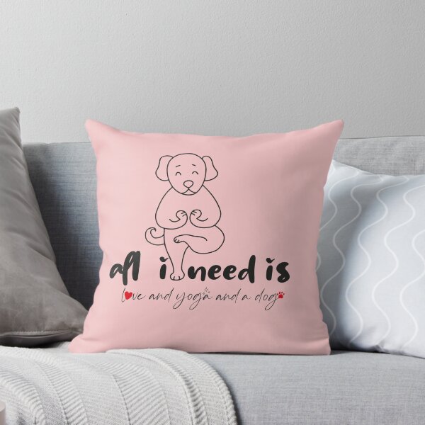 Item preview,   All I Need Is Love and Yoga and A Dog Retro Vintage T-Shirt, Dog Mama Shirt, Yoga Mom Shirt, Funny Fur Mom Life Shirt designed and sold by NewAdventure.