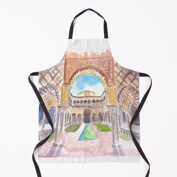 Item preview, Scene of Patio de las Doncellas of Alcazar in Seville Andalucia designed and sold by artshop77.