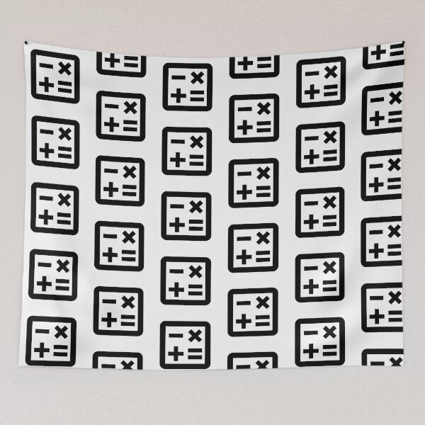 Item preview, MDI calculator-variant-outline designed and sold by GnarlyFurtardo.