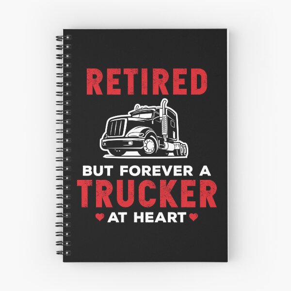 Item preview, Retired But Forever a Trucker At Heart Funny Truck Driver designed and sold by wingstar.