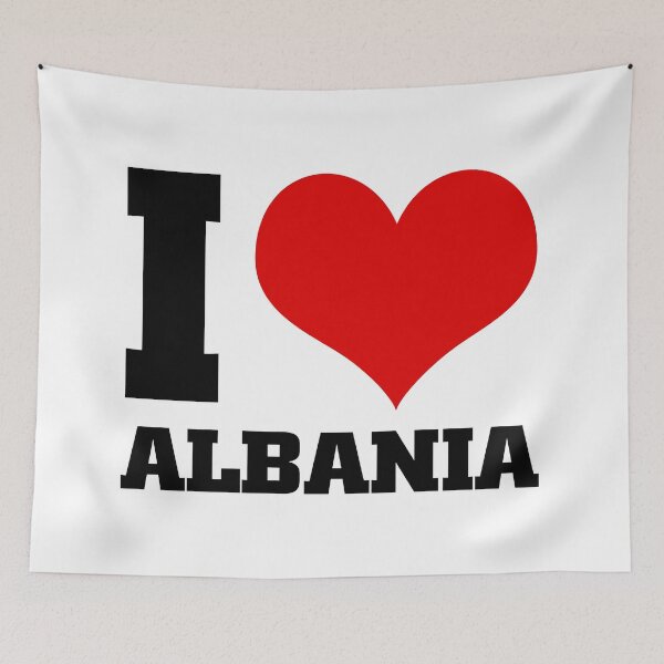 Item preview, I love Albania, Shqiperia designed and sold by Thestarrysky.
