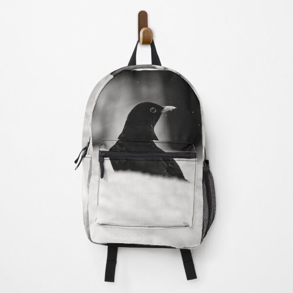 Item preview, Balck on white. Eurasian blackbird bw designed and sold by Jouko Lehto Photography.