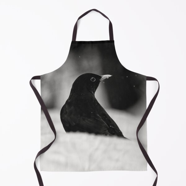 Item preview, Balck on white. Eurasian blackbird bw designed and sold by Jouko Lehto Photography.