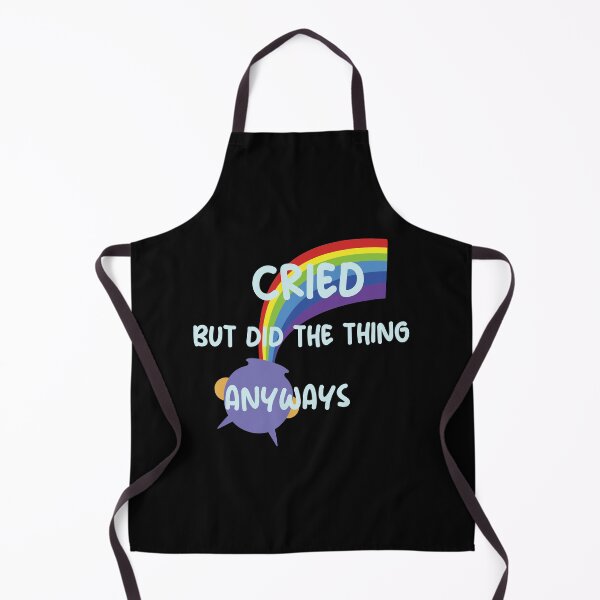 Item preview, Cried But Did The Thing Funny Colorful Cute Present Rainbow Design Funny Quote For Womam Man designed and sold by pedrored369.