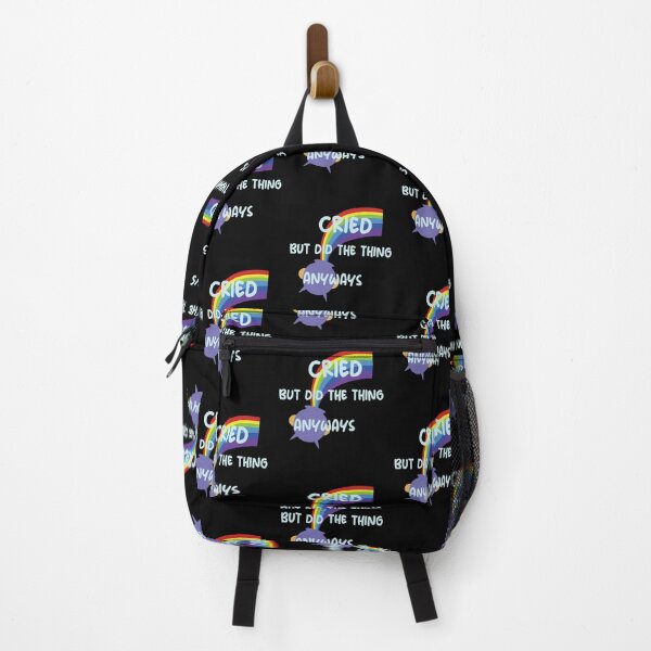 Item preview, Cried But Did The Thing Funny Colorful Cute Present Rainbow Design Funny Quote For Womam Man designed and sold by pedrored369.