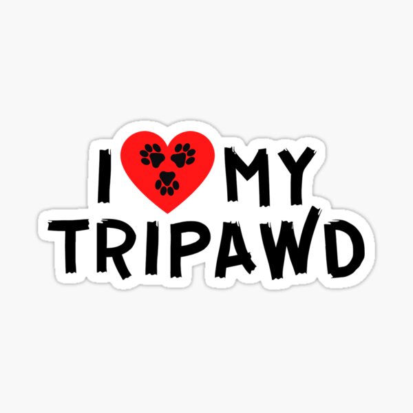 Item preview, I Heart My Tripawd designed and sold by thefinishedswan.