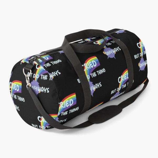 Item preview, Cried But Did The Thing Funny Colorful Cute Present Rainbow Design Funny Quote For Womam Man designed and sold by pedrored369.