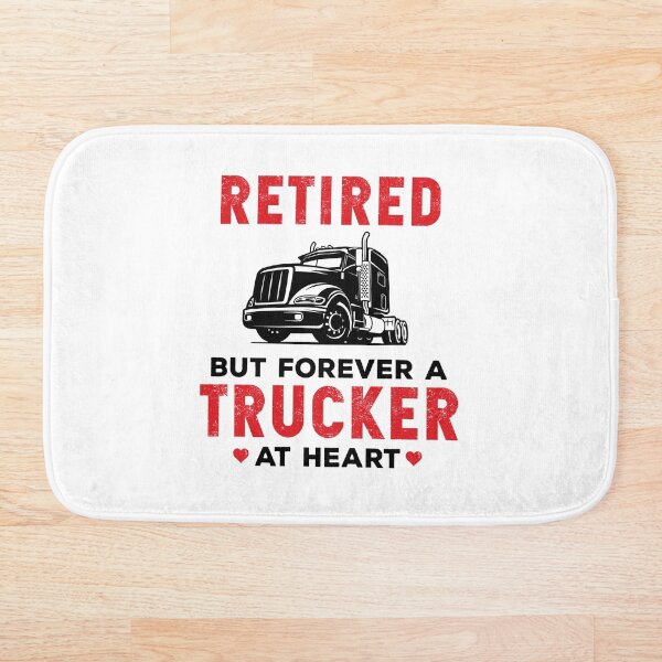 Item preview, Retired But Forever a Trucker At Heart Funny Truck Driver designed and sold by wingstar.