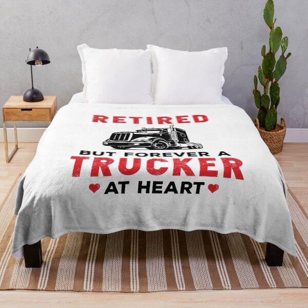 Item preview, Retired But Forever a Trucker At Heart Funny Truck Driver designed and sold by wingstar.