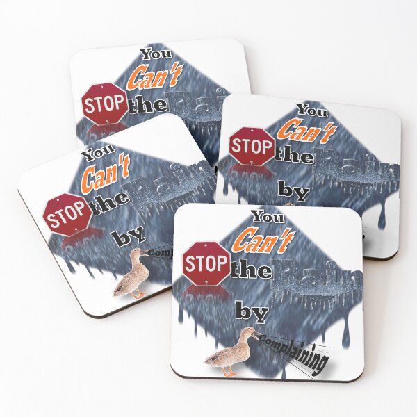 Item preview, You Can't Stop the Rain by Complaining Word Art designed and sold by rgbguy.